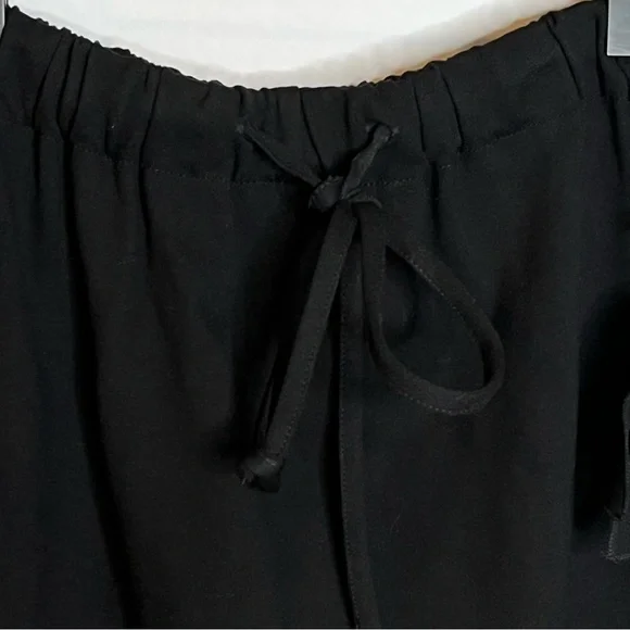 SIMONE Rocha Black Bow Jogger Lounge Pants Size Large - Picture 10 of 14